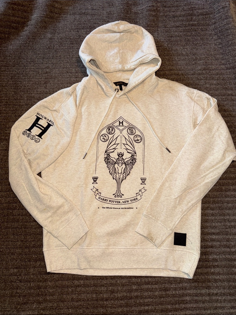 Harry Potter Hogwarts Cream Pullover Hoodie